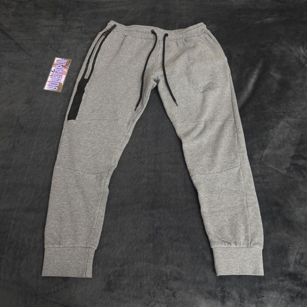 Triple Five Soul "555" Triple 5 Soul VTG Joggers Sweat Pants Mens Size M Gray